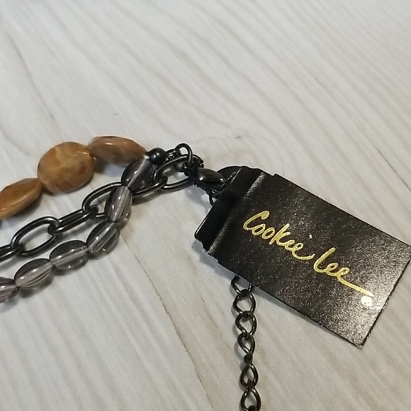 Cookie Lee River Rock necklace NWT - Picture 5 of 6